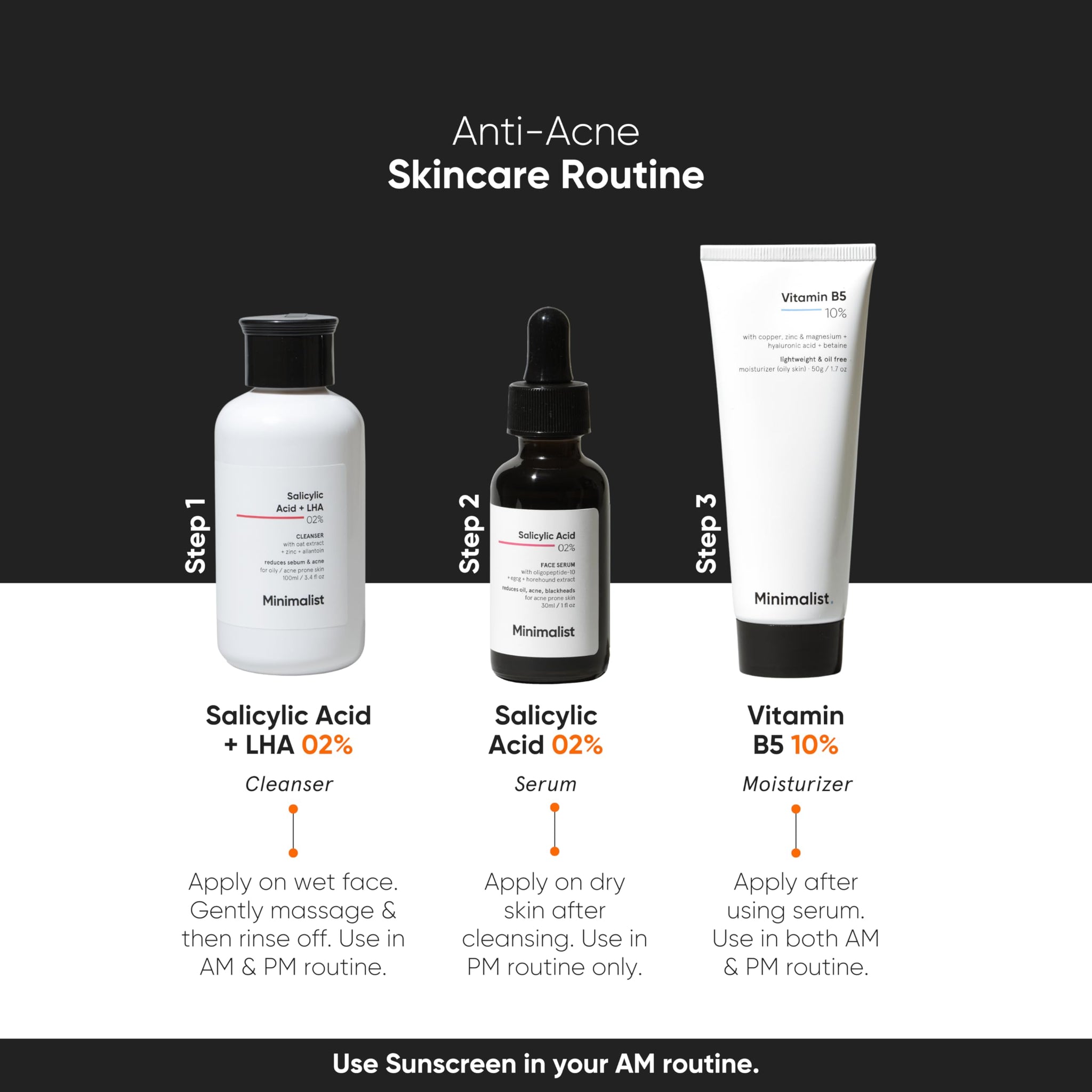 Minimalist 2% Salicylic Acid Serum, BHA Exfoliating Face Serum for Pore Cleansing and Oil Control - label detail (17)
