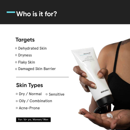 Minimalist Niacinamide 5% Body Lotion with Shea Butter, 180ml, Skin Moisturizer for Men and Women - back view