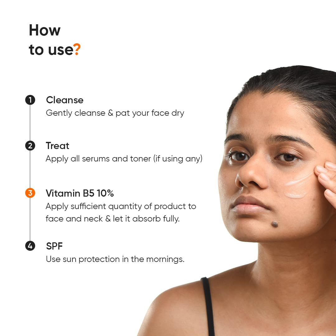 Minimalist Vitamin B5 10% Oil-Free Gel Moisturizer, Lightweight Face Moisturizer for Oily & Combination Skin - ingredients pa