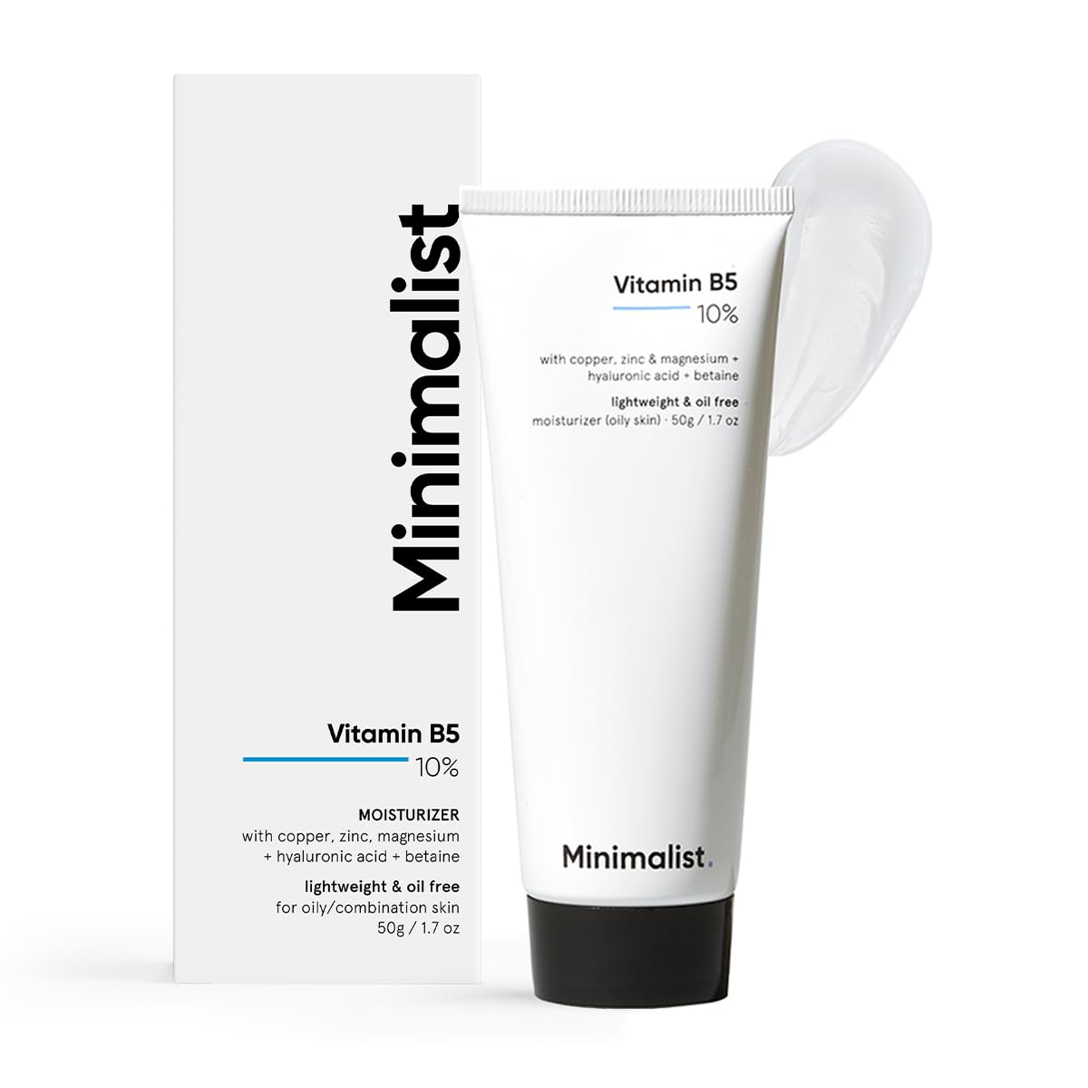 Minimalist Vitamin B5 10% Oil-Free Gel Moisturizer, Lightweight Face Moisturizer for Oily & Combination Skin (8)