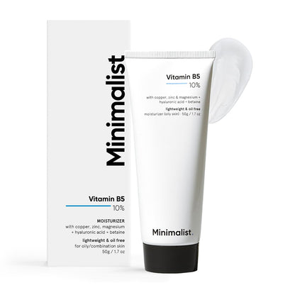 Minimalist Vitamin B5 10% Oil-Free Gel Moisturizer, Lightweight Face Moisturizer for Oily & Combination Skin (8)
