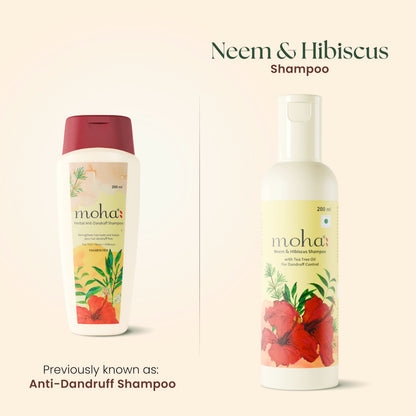 Moha Herbal Shampoo With Amla, Aloe, Bhringraj & Brahmi for Cleansing, Nourishing & Strengthens Hair Roots and Scalp | Hair G