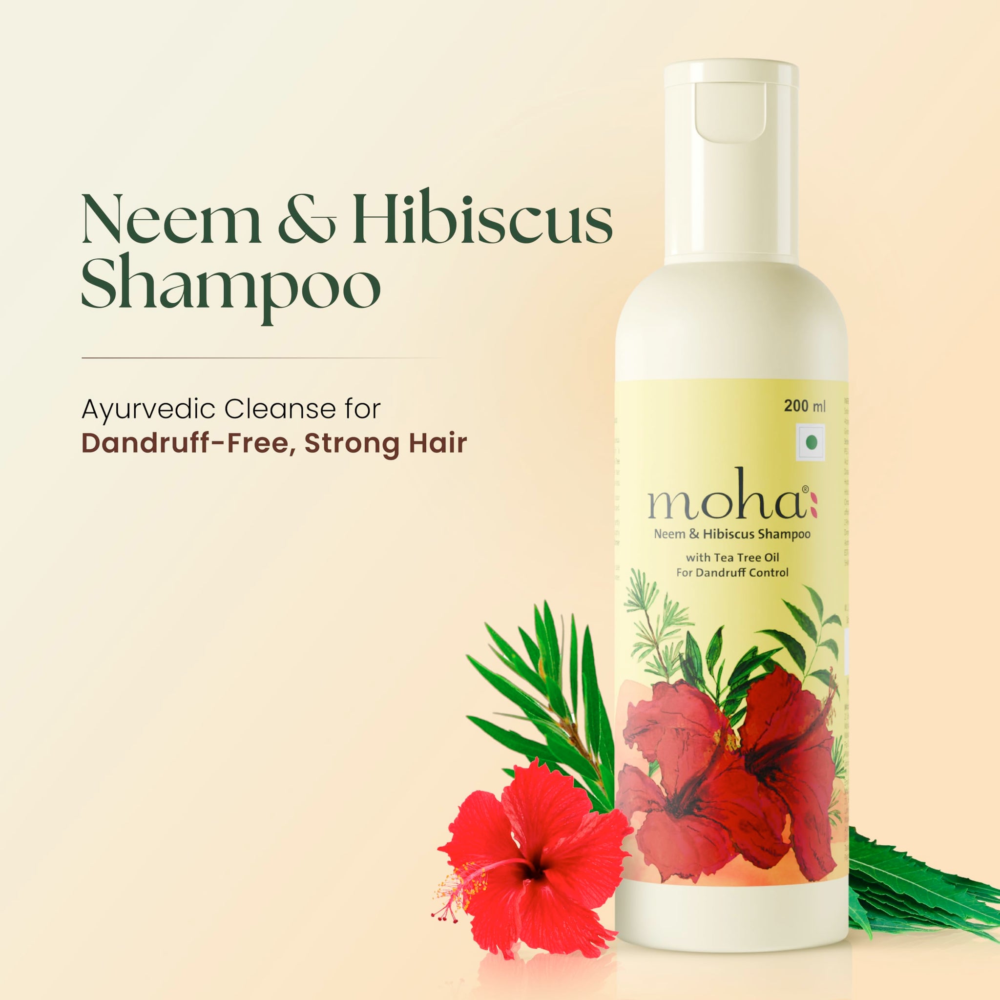 Moha Herbal Shampoo With Amla, Aloe, Bhringraj & Brahmi for Cleansing, Nourishing & Strengthens Hair Roots and Scalp | Hair G