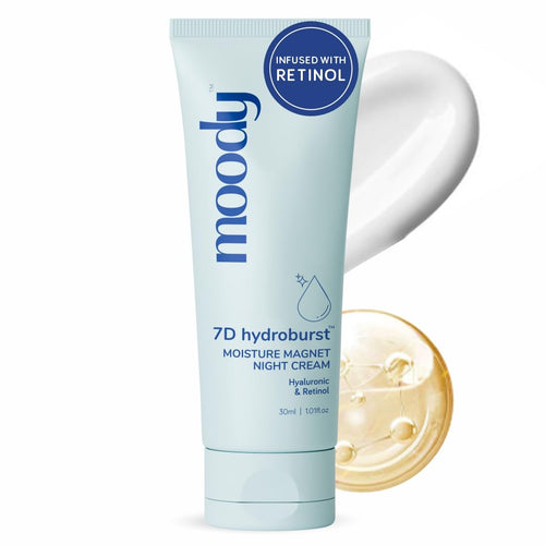 Moody 7D Hydro Burst Moisture Magnet Night Cream, 30ml, Hyaluronic Acid, Paraben-Free