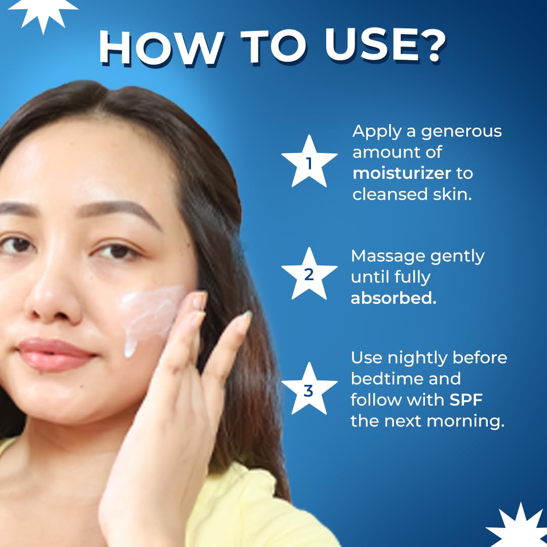 Moody 7D Hydro Burst Moisture Magnet Night Cream, 30ml, Hyaluronic Acid, Paraben-Free - close-up detail