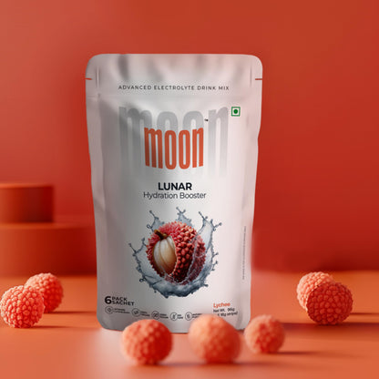 Moon Lunar Blueberry Hydration booster | Drink Mix With Enriching Nutrients | Low Sugar energy Drink Mix | 100% Natural & Hea