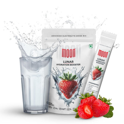 Moon Lunar Blueberry Hydration booster | Drink Mix With Enriching Nutrients | Low Sugar energy Drink Mix | 100% Natural & Hea