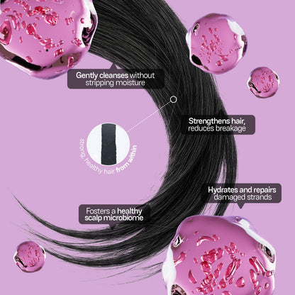 Moxie Beauty Hyaluronic Acid Shampoo, 200ml, Sulfate-Free, with Bio-Peptides and Marine Antioxidants - packaging