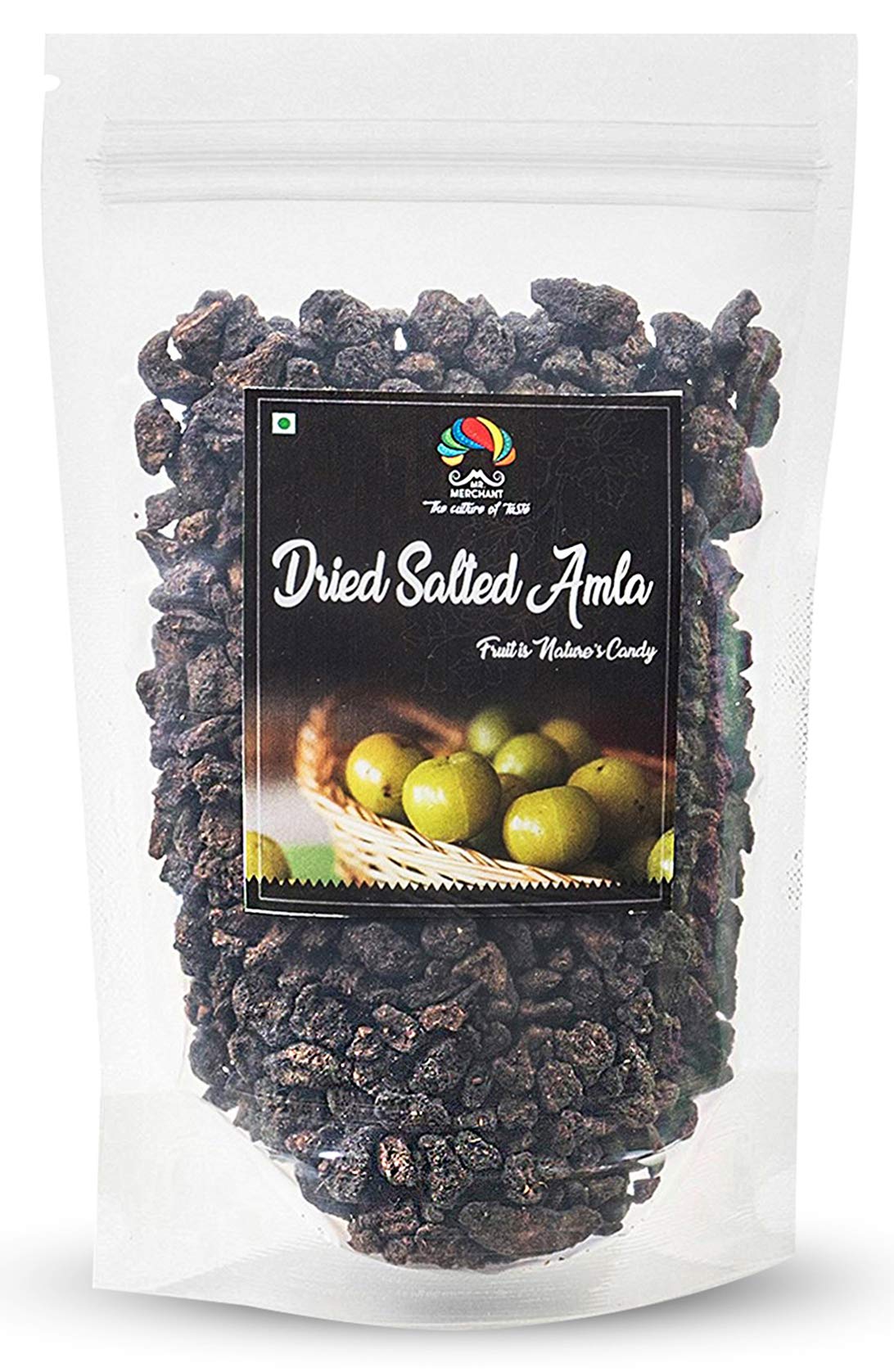 Mr. Merchant Dried Salted Amla Candy, Indian Gooseberry, No Preservatives, 3-Pack (8)