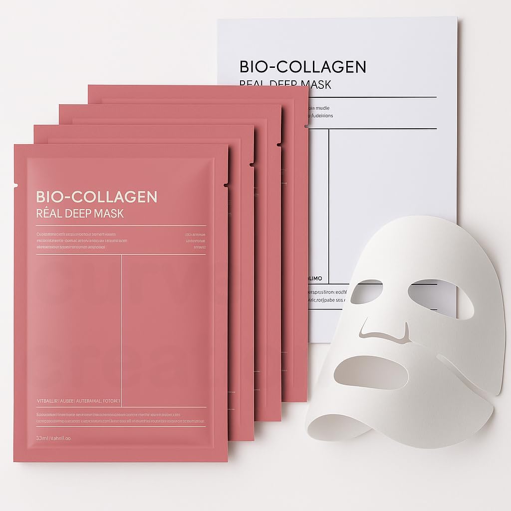 Muej Bio Collagen Real Deep Mask Sheet for Face, Single-Use Collagen-Infused Facial Sheet Mask, 50g (13)
