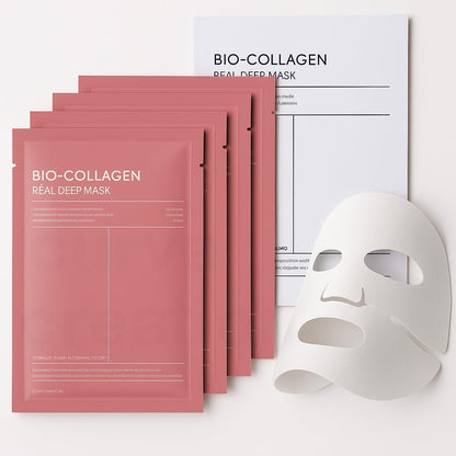 Muej Bio Collagen Real Deep Mask Sheet for Face, Single-Use Collagen-Infused Facial Sheet Mask, 50g (13)