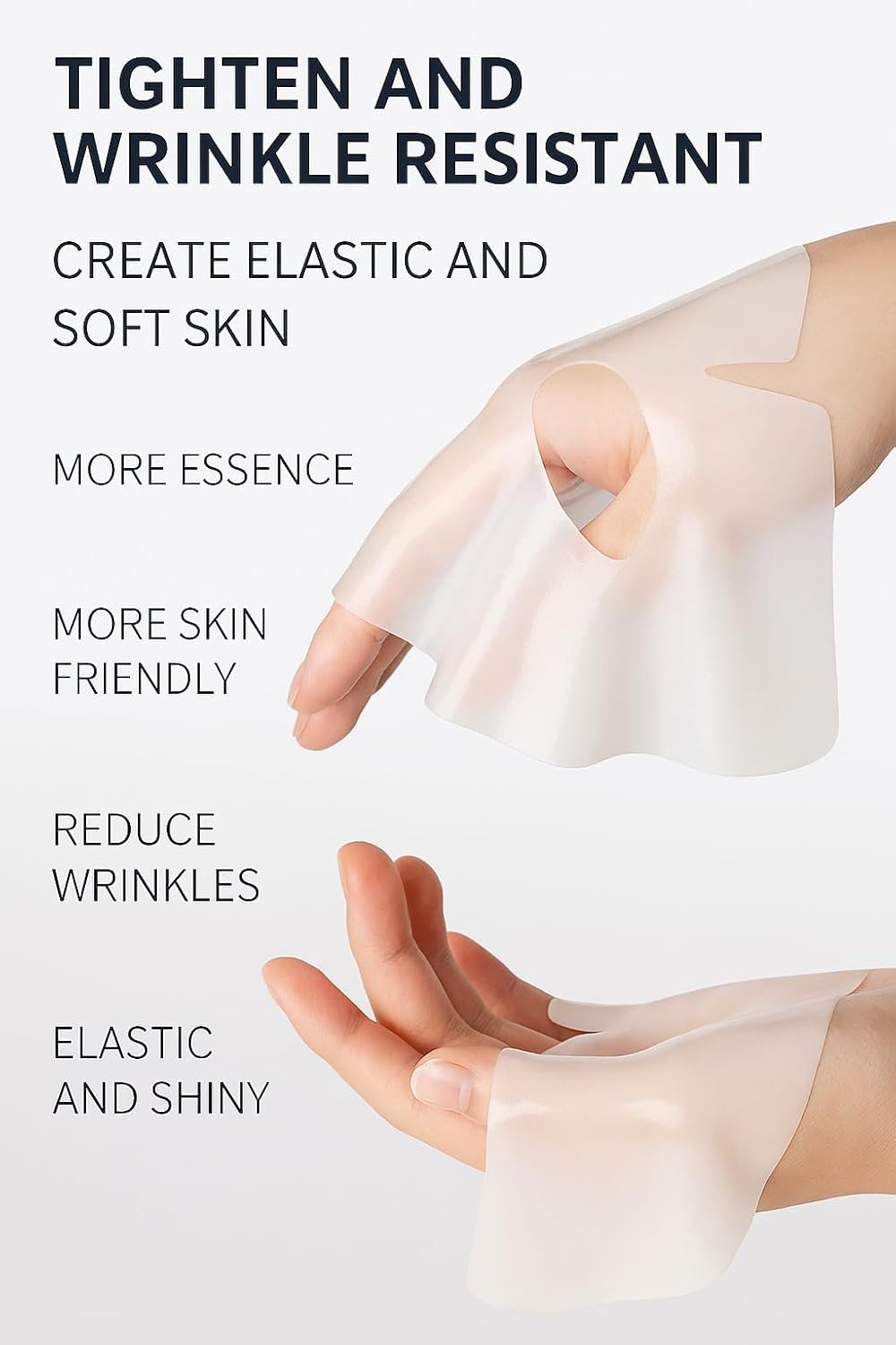 Muej Bio Collagen Real Deep Mask Sheet for Face, Single-Use Collagen-Infused Facial Sheet Mask, 50g - in use