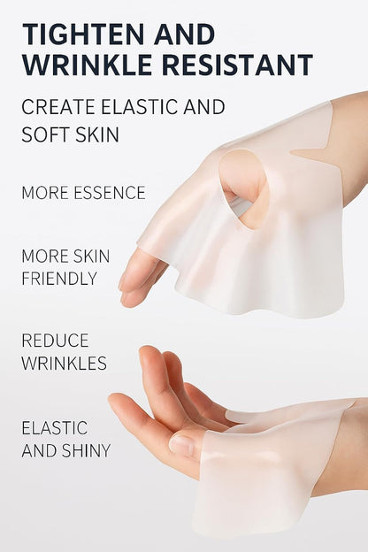 Muej Bio Collagen Real Deep Mask Sheet for Face, Single-Use Collagen-Infused Facial Sheet Mask, 50g - in use