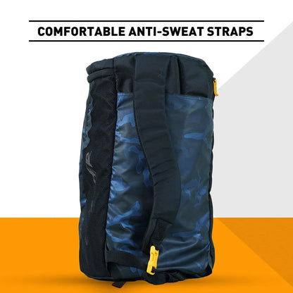 MuscleBlaze 40L Hybrid Gym Backpack, Convertible Duffel-to-Backpack, Water-Resistant - close-up detail (15)