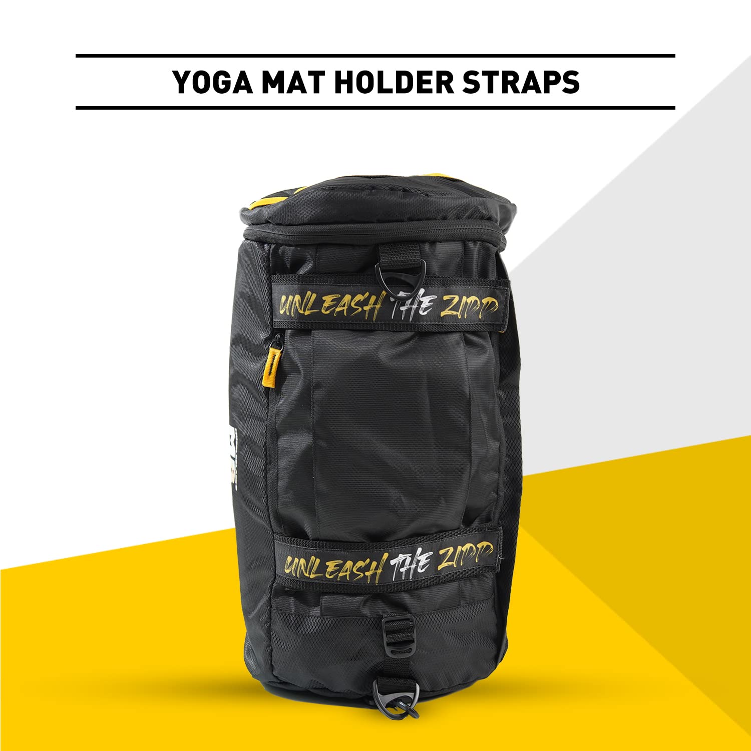 MuscleBlaze 40L Hybrid Gym Backpack, Convertible Duffel-to-Backpack, Water-Resistant - packaging