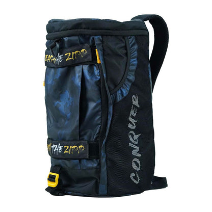 MuscleBlaze 40L Hybrid Gym Backpack, Convertible Duffel-to-Backpack, Water-Resistant (9)