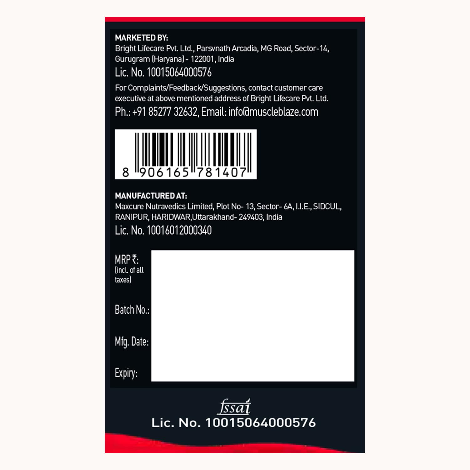 MuscleBlaze BCAA Pro Powder with Electrolytes, Zero Added Sugar, Intra-Workout Supplement - close-up detail