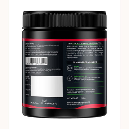 MuscleBlaze BCAA Pro Powder with Electrolytes, Zero Added Sugar, Intra-Workout Supplement - in use (14)