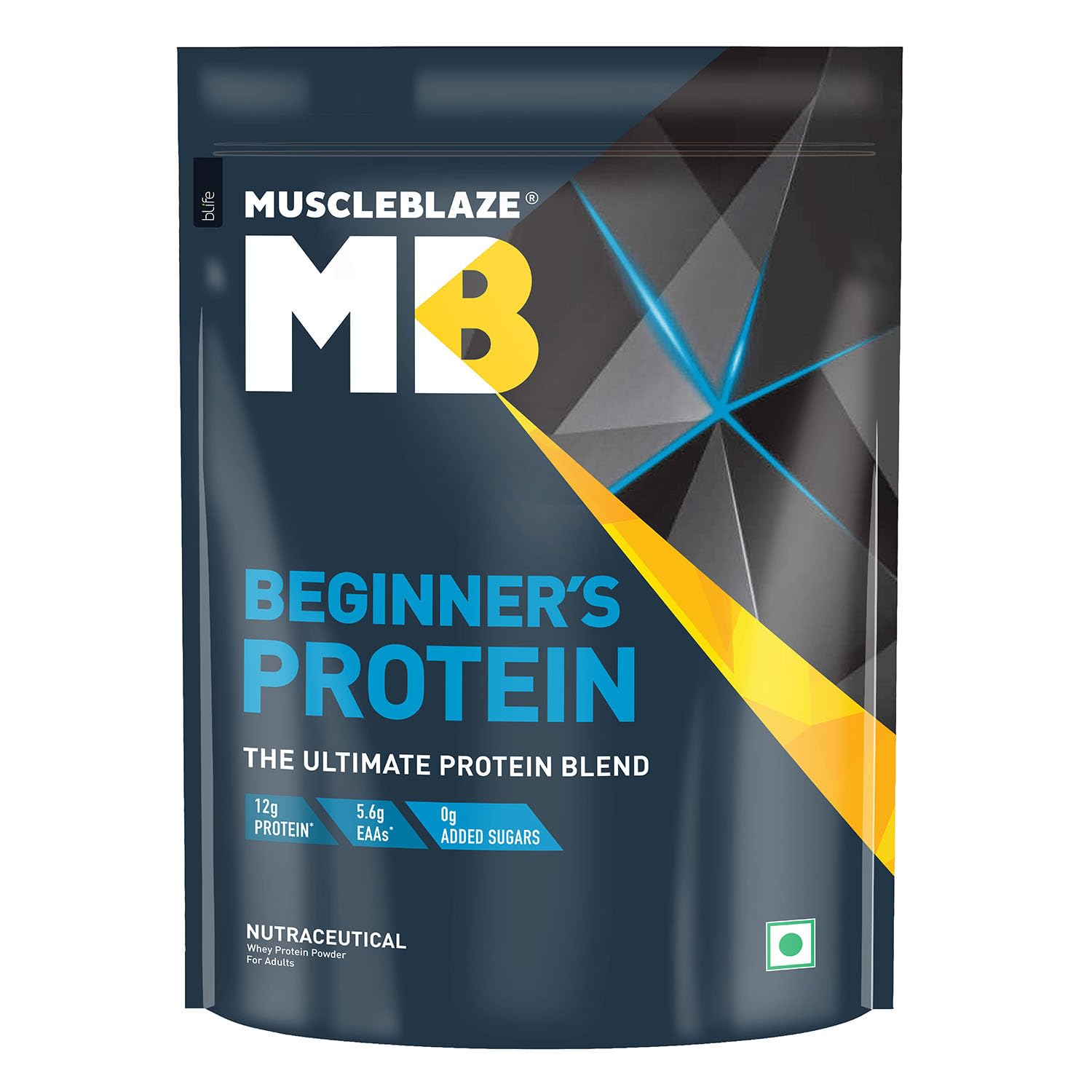 MuscleBlaze Beginner's Whey Protein Powder, Chocolate Flavor, Whey Protein Supplement (10)