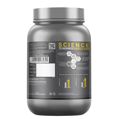 MuscleBlaze Biozyme Iso-Zero Low Carb Whey Protein Isolate Powder with EAF, Third Party Tested, Award Winning - in use
