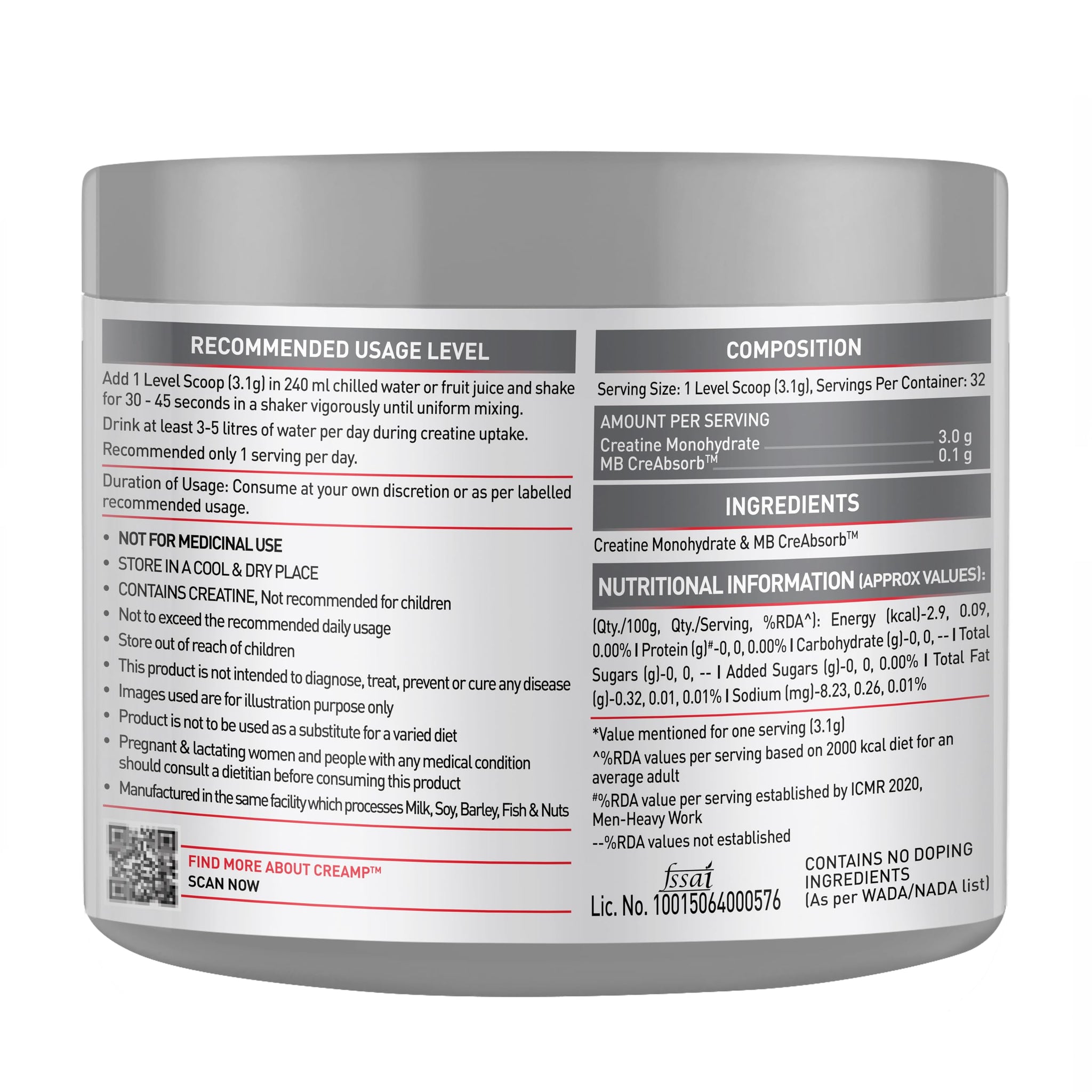 MuscleBlaze Biozyme Performance Whey Protein with Creatine Monohydrate, 1kg + 120g, Adult Unisex Nutritional Supplement - bac
