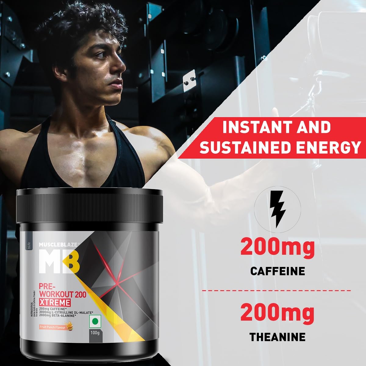 MuscleBlaze Biozyme Performance Whey Protein with Creatine Monohydrate, 1kg + 120g, Adult Unisex Nutritional Supplement - lab