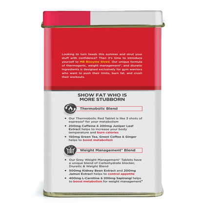 MuscleBlaze Biozyme Shred Dietary Supplement, 90 Tablets, NUT8676-01 - in use