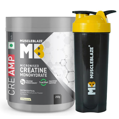 MuscleBlaze CreAMP Creatine Monohydrate Powder, Unflavored, Micronized with MB CreAbsorb (18)