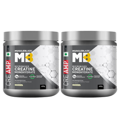MuscleBlaze CreAMP Creatine Monohydrate Powder, Unflavored, Micronized with MB CreAbsorb (29)