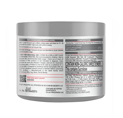 MuscleBlaze CreAMP Micronised Creatine Monohydrate Powder, 4g Per Serving, Adult Unisex Nutritional Supplement - in use (16)