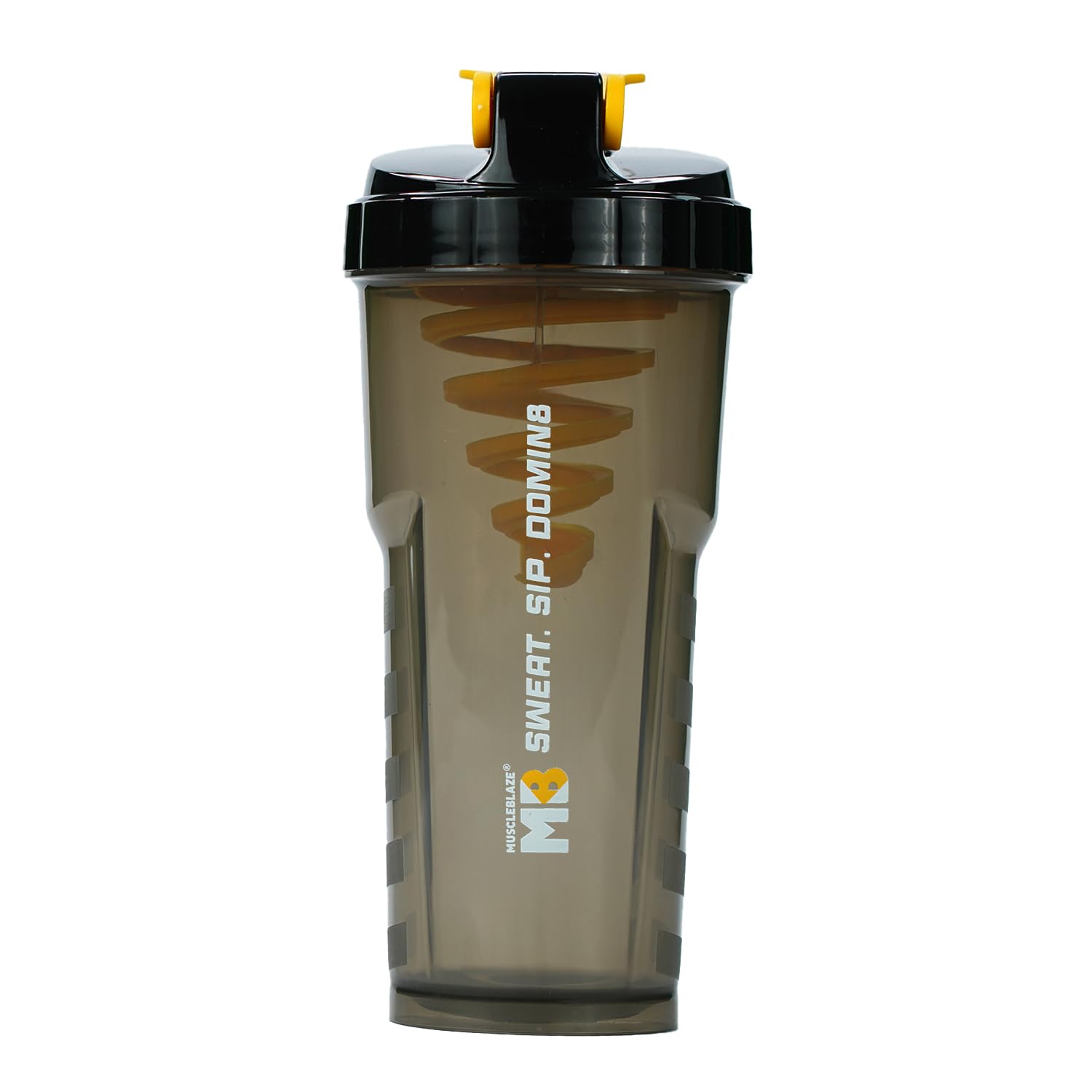 MuscleBlaze Cyclone Blender Shaker Bottle, Black, 700ml
