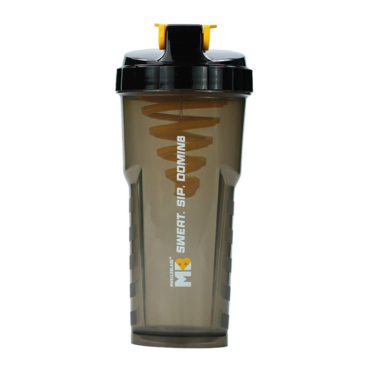 MuscleBlaze Cyclone Blender Shaker Bottle, Black, 700ml