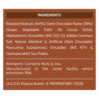 MuscleBlaze Fit Creamy Chocolate Peanut Butter, Roasted Peanut and Cocoa Spread - label detail (13)