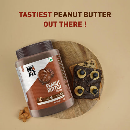 MuscleBlaze Fit Creamy Chocolate Peanut Butter, Roasted Peanut and Cocoa Spread - ingredients panel