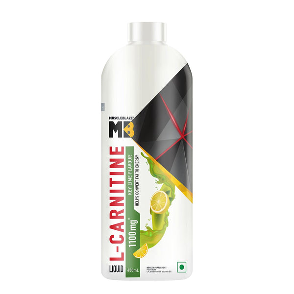 MuscleBlaze Liquid L-Carnitine 1100mg, 450ml, Adult Unisex Nutritional Supplement