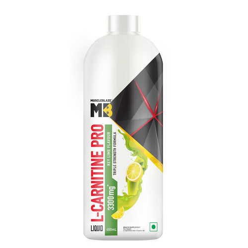 MuscleBlaze Liquid L-Carnitine PRO Nutritional Supplement, 3300mg, 450ml