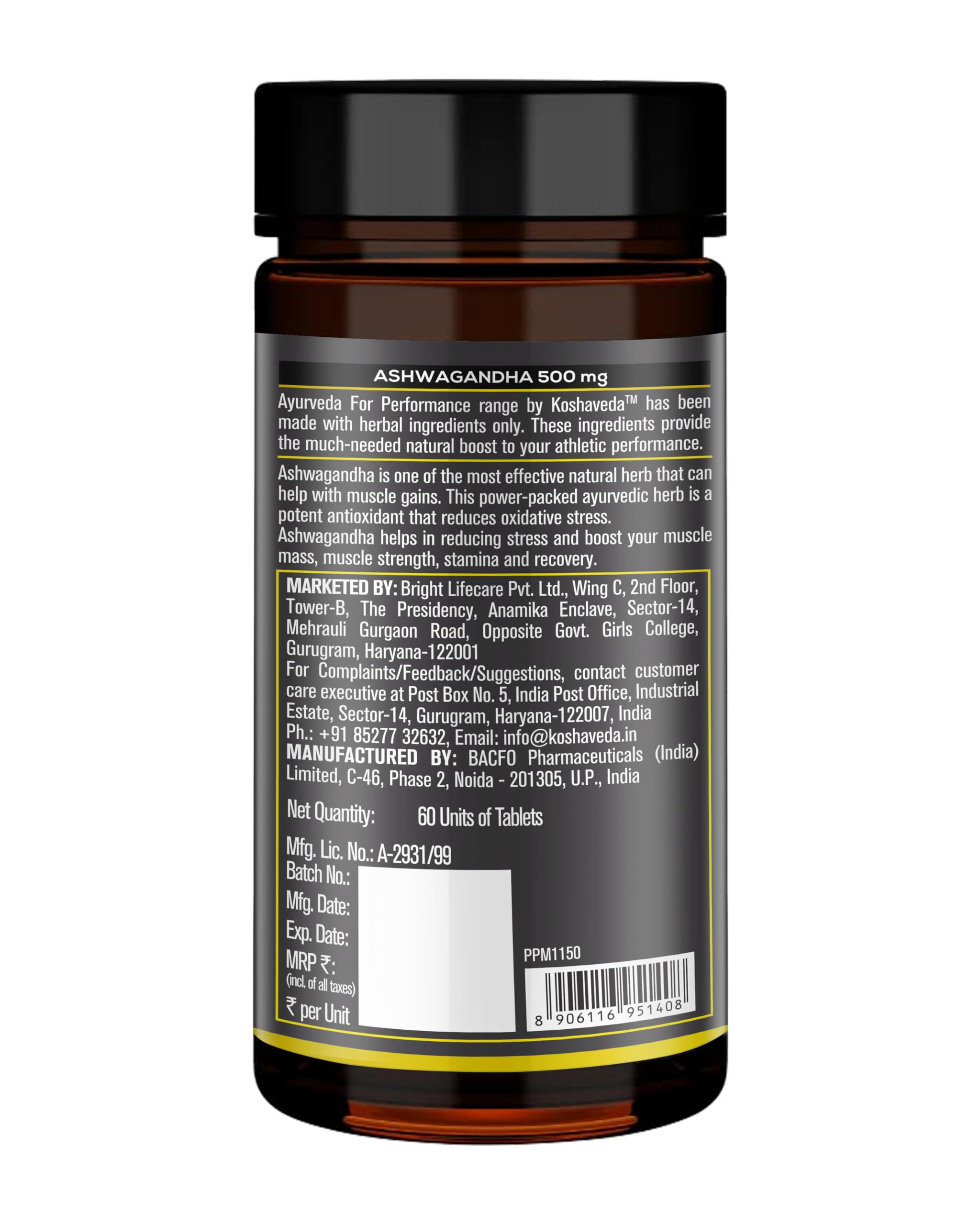 MuscleBlaze MB-Vite Daily Multivitamin, 51 Ingredients, Multivitamin Tablets for Adults - back view (18)
