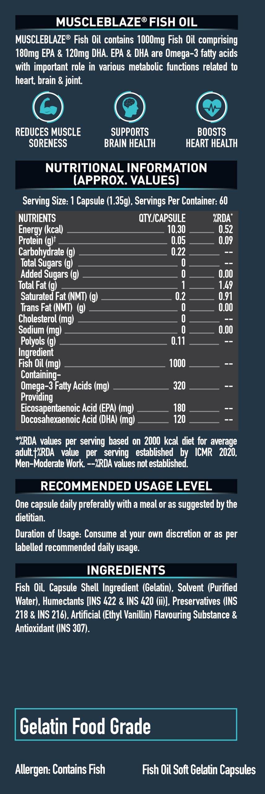 MuscleBlaze MB-Vite Daily Multivitamin, 51 Ingredients, Multivitamin Tablets for Adults - in use (30)