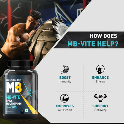 MuscleBlaze MB-Vite Daily Multivitamin, 51 Ingredients, Multivitamin Tablets for Adults - packaging (34)