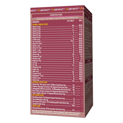 MuscleBlaze StrongHer Women Multivitamin, 60 Tablets - packaging