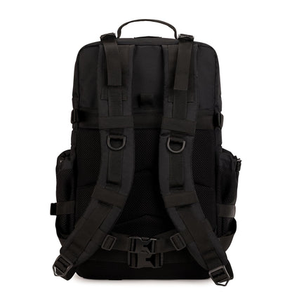 MuscleBlaze Tactical Backpack, 45L, Rip-Resistant Fabric, Water-Resistant, Unisex Adult - front view (11)