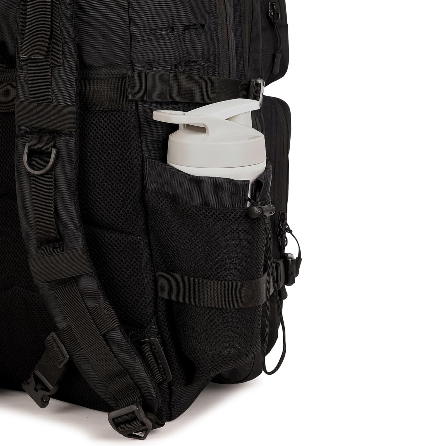 MuscleBlaze Tactical Backpack, 45L, Rip-Resistant Fabric, Water-Resistant, Unisex Adult - size and scale (18)