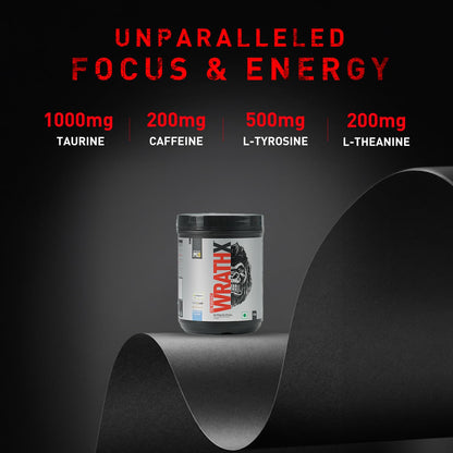 MuscleBlaze WrathX PUMP Pre-Workout Powder with Citrulline & Nitrosigine, Unisex Supplement - back view (12)