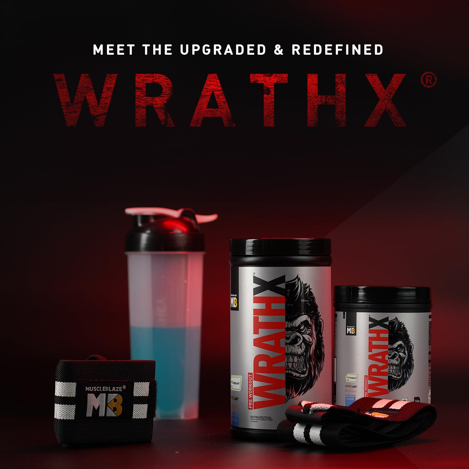 MuscleBlaze WrathX PUMP Pre-Workout Powder with Citrulline & Nitrosigine, Unisex Supplement - packaging (13)