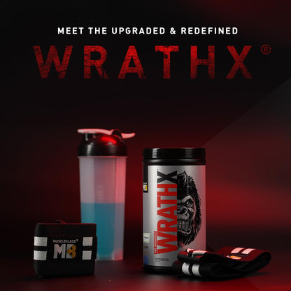 MuscleBlaze WrathX PUMP Pre-Workout Powder with Citrulline & Nitrosigine, Unisex Supplement - back view (19)