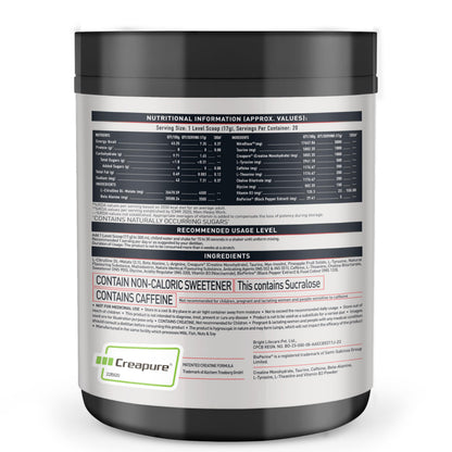 MuscleBlaze WrathX PUMP Pre-Workout Powder with Citrulline & Nitrosigine, Unisex Supplement - close-up detail (30)