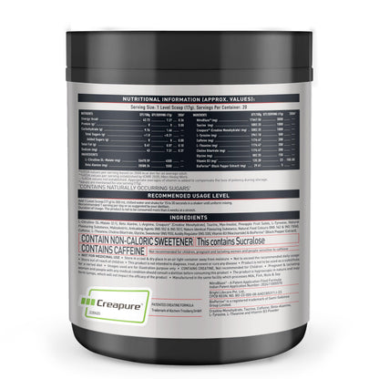 MuscleBlaze WrathX PUMP Pre-Workout Powder with Citrulline & Nitrosigine, Unisex Supplement - back view (33)