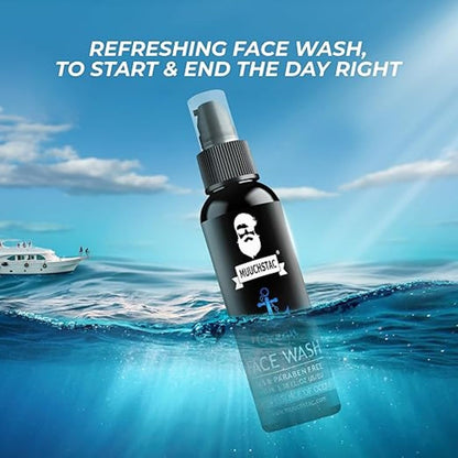 Muuchstac Face Wash for Men, Ocean Scent, Multi-Action Formula with Licorice Extract and Menthol - ingredients panel (12)