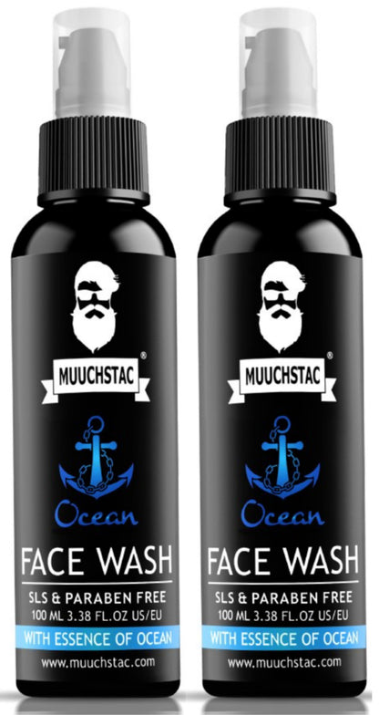 Muuchstac Face Wash for Men, Ocean Scent, Multi-Action Formula with Licorice Extract and Menthol (7)