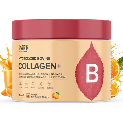 MyFitFuel Hydrolyzed Bovine Collagen Powder, Type 1 & 3, with Biotin, Hyaluronic Acid, Zinc, Vitamin C & Glucosamine (23)